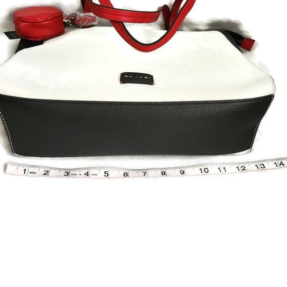 Tahari Kensington Women's 2-Piece Color Block Large Tote and Coin Purse - Picture 5 of 8